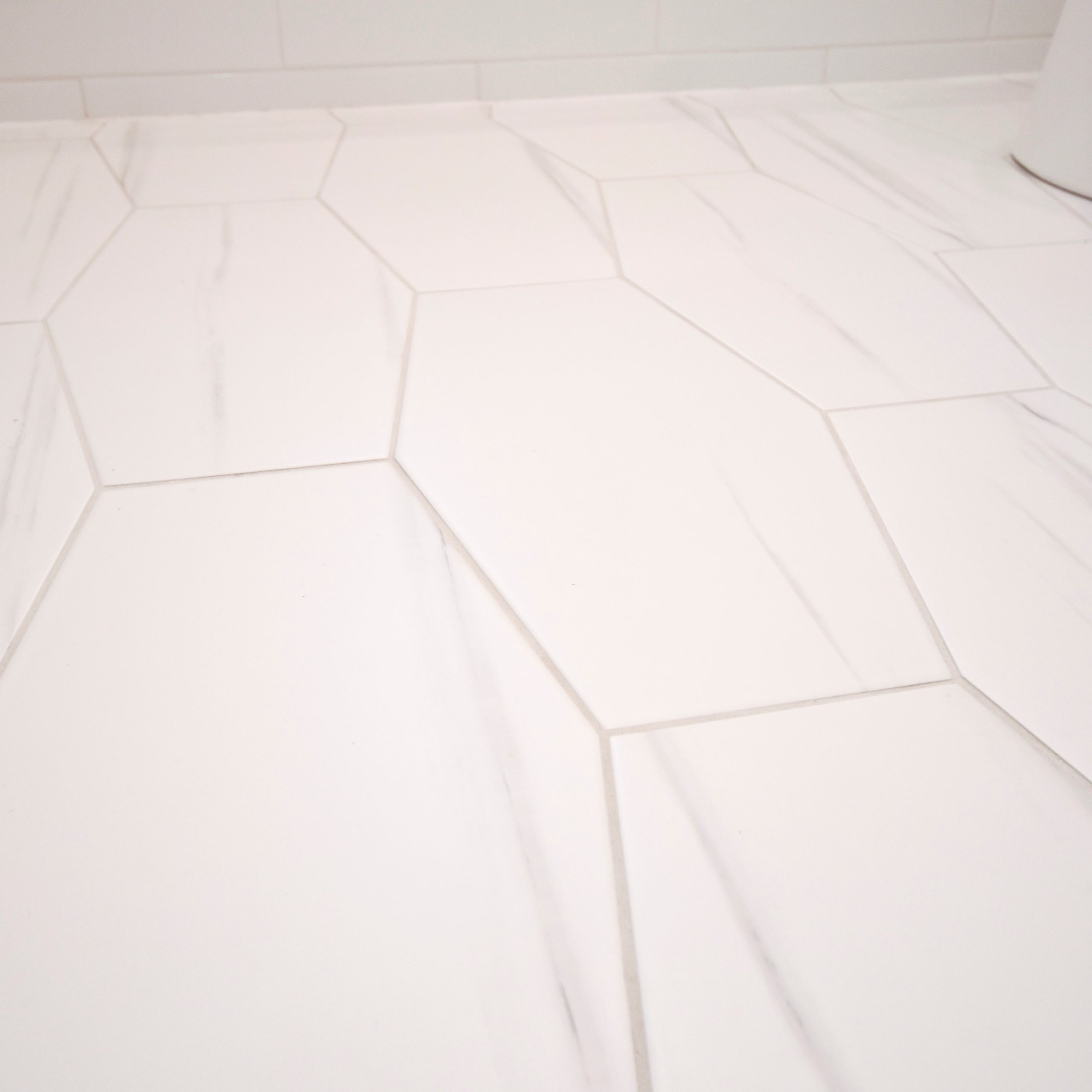 Bathroom Design - Floor Hex Tile